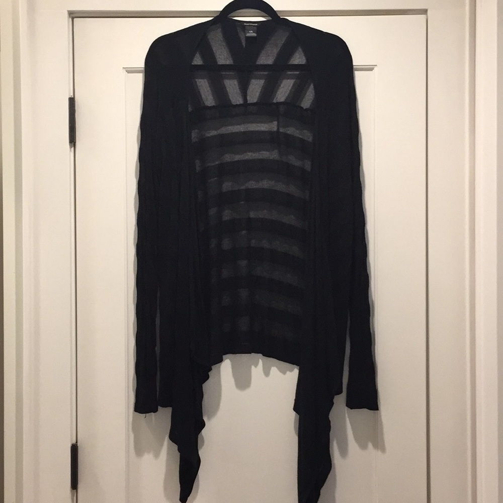 Club Monaco semi sheer stripped sweater